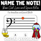 Name the Note - Digital Music Game Bass Clef Lines and Spaces PDF